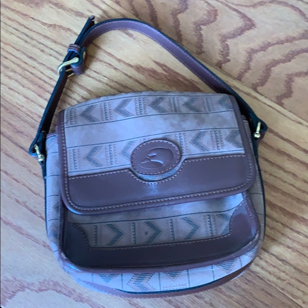 Vintage leather Red Goose handbag.